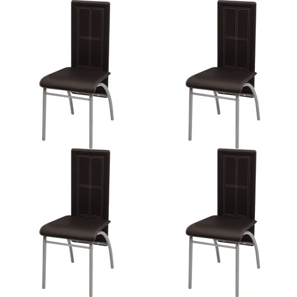 vidaXL Conjunto de jantar de 5 pe&ccedil;as preto