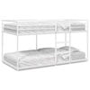 vidaXL Beliche sem colch&atilde;o 80x200 cm a&ccedil;o branco