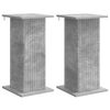 vidaXL Suporte para Plantas 2 pcs Cinzento Cimento 30,5 x 30 x 60,5 cm