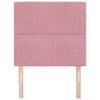 vidaXL Cabeceira Rosa 90 cm Veludo