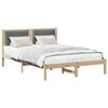 vidaXL Estrutura da Cama com cabeceira Cinza Escuro 160 x 200 cm