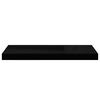 vidaXL Prateleiras de parede suspensas 2 pcs 60x23,5x3,8 cm MDF preto
