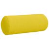 vidaXL Almofadas de Apoio 2 pcs Amarelo Claro &Oslash; 15 x 40 cm tecido