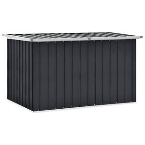 vidaXL Caixa de arruma&ccedil;&atilde;o para jardim 149x99x93 cm antracite