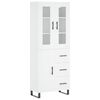 vidaXL Arm&aacute;rio alto 69,5x34x180 cm derivados de madeira branco