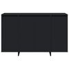 vidaXL Buffet Preto 120 x 41 x 75 cm Madeira processada