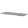 vidaXL Prateleiras flutuantes 2 pcs vidro 90x20 cm 8 mm