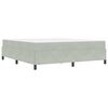 vidaXL Estrutura da Cama Cinzento-claro 180 x 200 cm tecido
