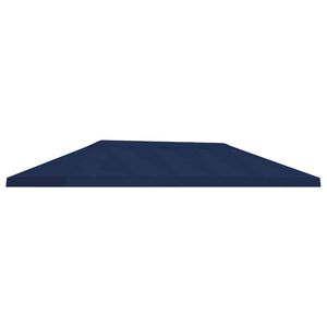 vidaXL Capa de Cobertura de Gazebo 6 x 3 m Azul Poli&eacute;ster 190