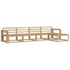 vidaXL Conjunto de Sof&aacute;s para Exterior 5 pcs Branco