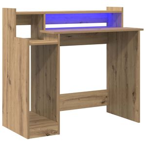 vidaXL Mesa Carvalho Artesanal 97 x 45 x 90 cm Derivados de Madeira