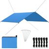 vidaXL Lona de exterior 4x4 m azul