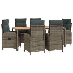 vidaXL Conjunto de Jantar para Exterior 7 unid.