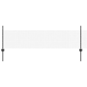 vidaXL Cerca de Arame Soldado com Postes 25 x 0,5 m A&ccedil;o Galvanizado
