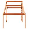 vidaXL Telhado de cama infantil 188x97x113cm pinho maciço castanho-mel