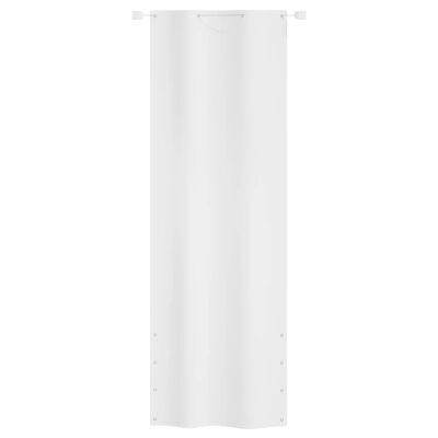 vidaXL Tela de varanda 80x240 cm tecido Oxford branco