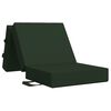 vidaXL Sof&aacute; Cama Dobr&aacute;vel 90 x 67 x 45 cm Verde-Escuro