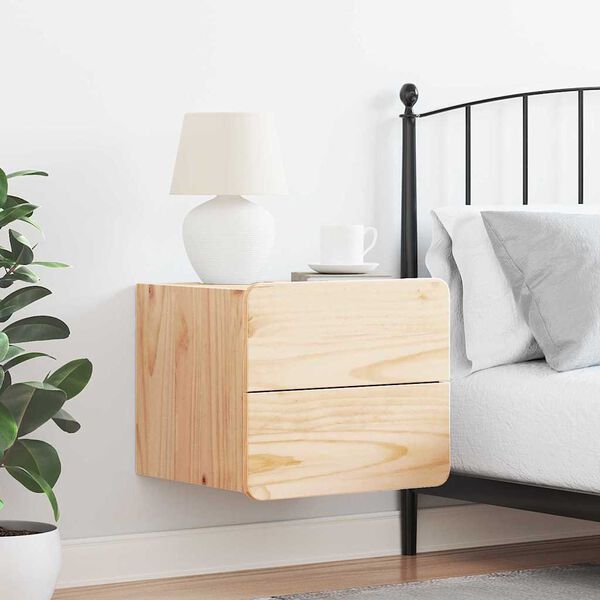 vidaXL Mesa-de-cabeceira com gaveta Castanho 39 x 34 x 33 cm