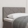 vidaXL Cabeceira Cinzento-acastanhado 80 cm tecido