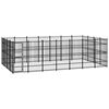 vidaXL Canil de exterior 25,8 m&sup2; a&ccedil;o