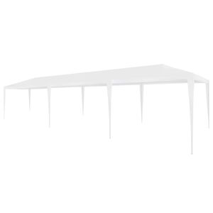 vidaXL Tenda para festas 3x9 m PE branco