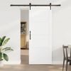 vidaXL Porta Deslizante ORKDAL Branco 83 x 211 cm