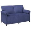 vidaXL Sof&aacute; para 2 Pessoas Azul Pol&iacute;cia 158 x 83 x 95 cm Veludo