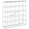 vidaXL Gabione com Fio de 5 mm e Malha de 10x10 cm 50x10x50 cm