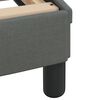 vidaXL Estrutura de cama com LED sem colch&atilde;o Hvar 160x200 cm tecido
