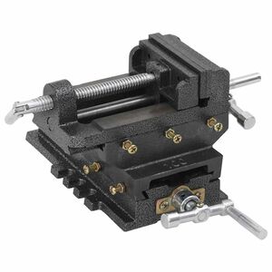 vidaXL Torno-prensa manual com corredi&ccedil;a transversal 78 mm