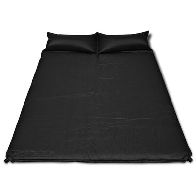 Colchão de dormir autoinsuflável 190x130x5 cm (duplo) preto