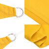 vidaXL Para-sol estilo vela 160 g/m&sup2; 3x6 m PEAD amarelo