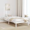vidaXL Estrutura da Cama Branco 75 x 190 cm Madeira de Pinheiro Sólida