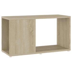 vidaXL M&oacute;vel de TV 60x24x32cm contraplacado carvalho sonoma