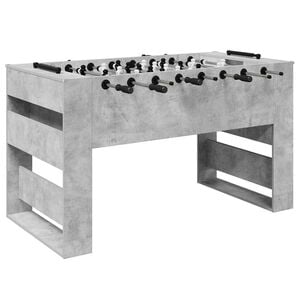vidaXL Mesa de Pebolim Cinzento Concreto 146,5 x 74 x 85 cm