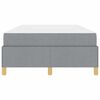vidaXL Estrutura da Cama Cinzento-claro 120 x 190 cm tecido