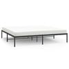 vidaXL Estrutura de cama 183x213 cm metal preto