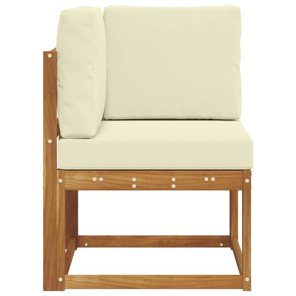 vidaXL Sof&aacute; de Canto Outdoor Madeira S&oacute;lida de Ac&aacute;cia