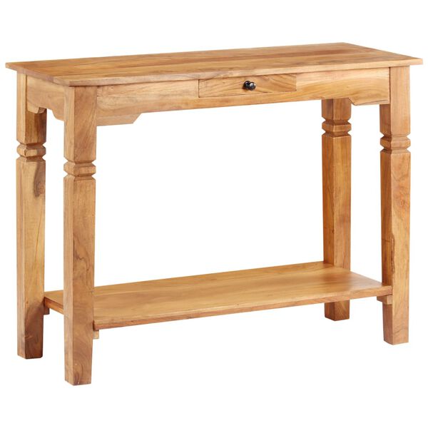 vidaXL Mesa consola 100x40x76 cm madeira de acácia maciça