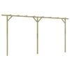 vidaXL P&eacute;rgola de jardim 410x40x203 cm madeira