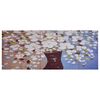 vidaXL Conj. pain&eacute;is parede c/ impress&atilde;o vaso flores 150x60cm multicor