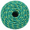 vidaXL Corda de barco 12 mm 100 m polipropileno verde