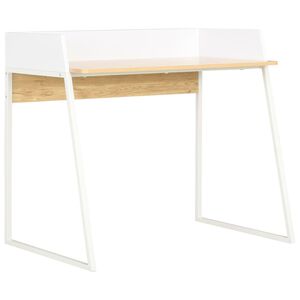 vidaXL Secret&aacute;ria 90x60x88 cm branco e carvalho