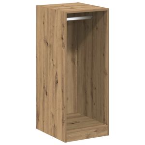 vidaXL Guarda-roupa Carvalho Arttisan 41 x 48 x 102 cm