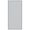 vidaXL Tapete de Entrada Cinza e Preto 120 x 250 cm 100% Poliamida
