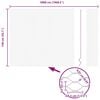 vidaXL Cerca Hexagonal Cinzeto 1.4 x 50 m Aço
