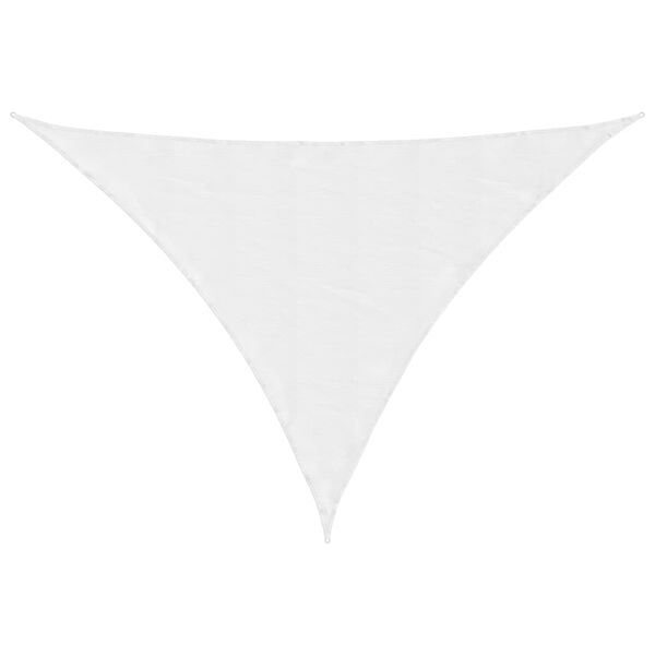 vidaXL Para-sol estilo vela tecido oxford triangular 4x4x5,8 m branco