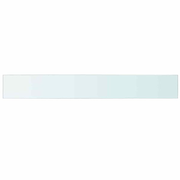 vidaXL Prateleiras 2 pcs 110x15 cm vidro transparente