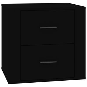 vidaXL Mesa de cabeceira 50x39x47 cm preto