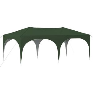 vidaXL Tenda de Festa Pop-up 575 x 288 x 245 cm Verde Tecido Oxford
